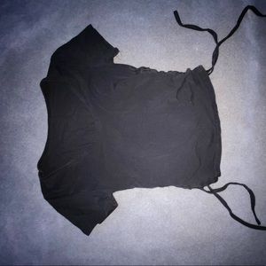 Black Crop Top